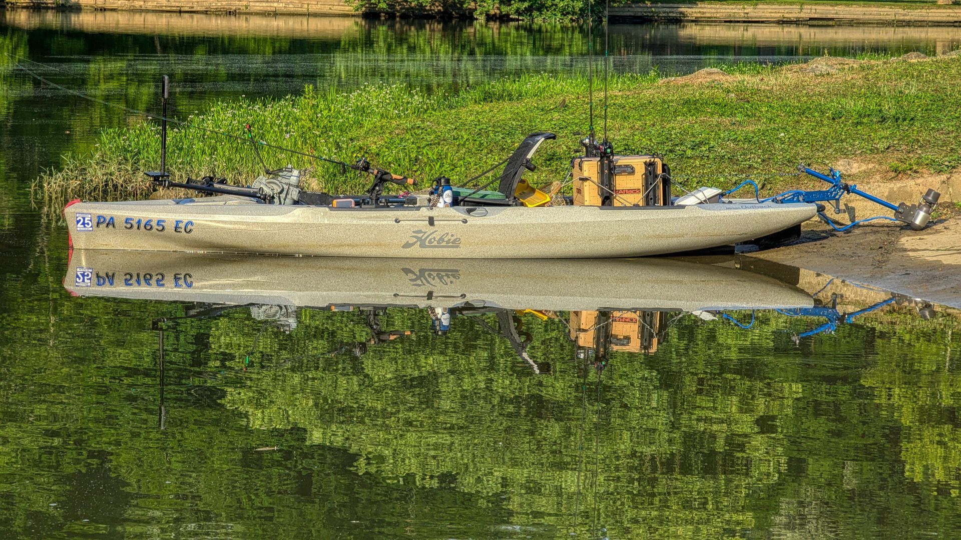 Hobie Outback with Bixpy Kayak Motor